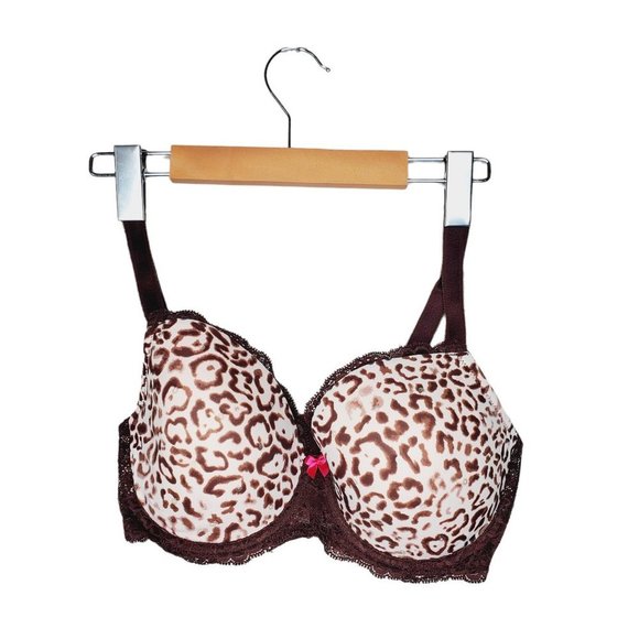 Victoria's Secret Other - VICTORIA'S SECRET Dream Angels Demi Lined Animal Print Bra